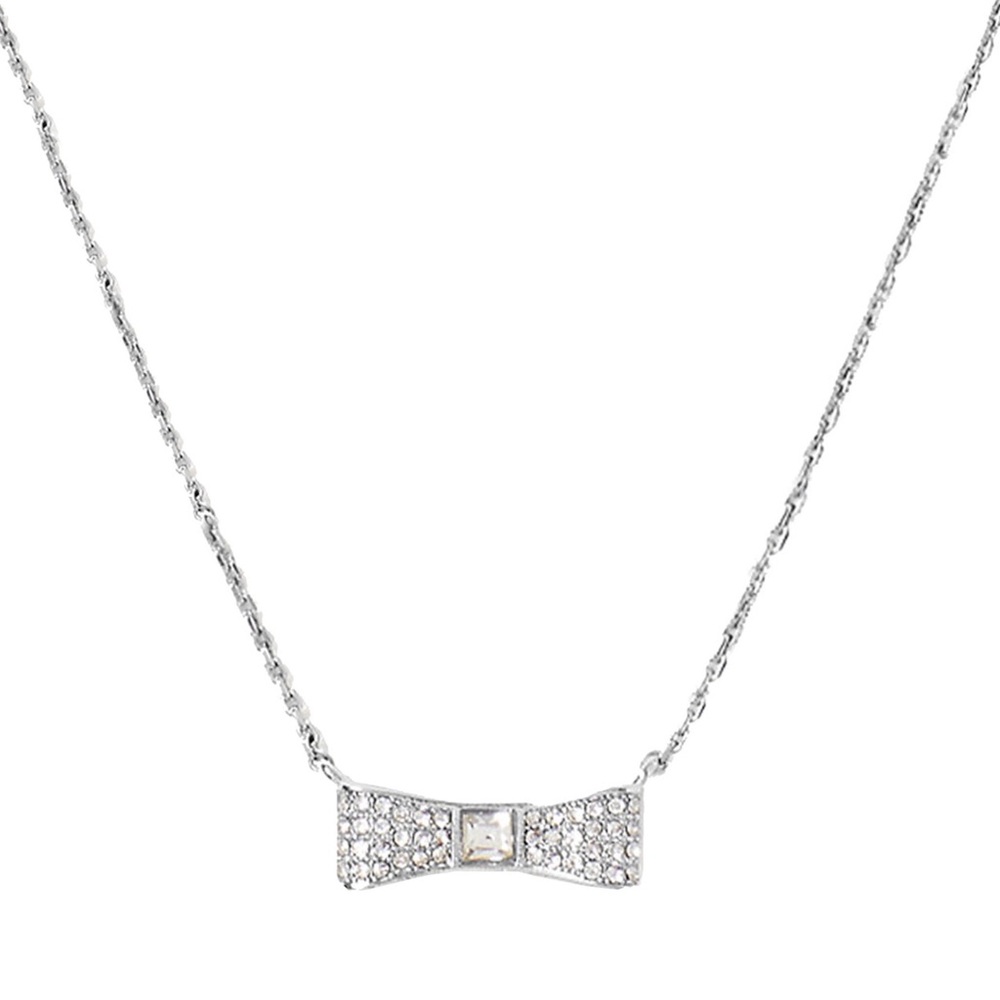 KATE SPADE • Silver Ready Set Bow Necklace